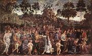 PERUGINO, Pietro Moses's Journey into Egypt a Sweden oil painting reproduction